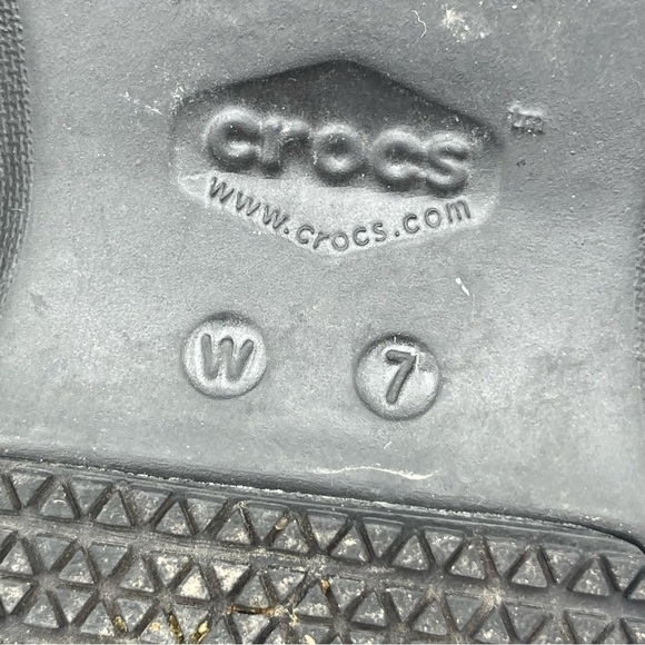 Crocs Neria Pro II Slip On Work Nurse Clogs Shoes Black Tie Dye Womens Size 7 - Picture 11 of 12